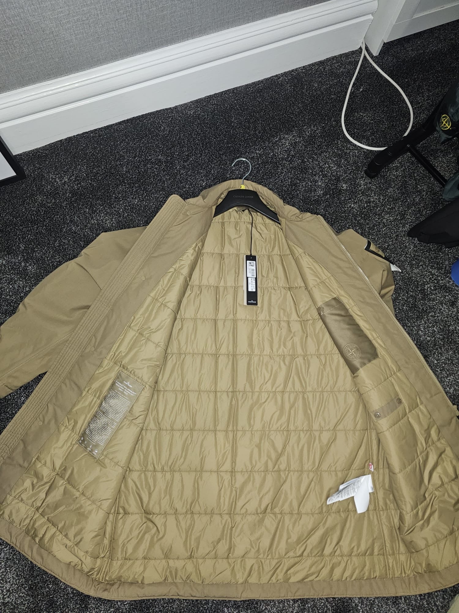 Stone Island  O-Ventile with Primloft Insulation Technology Ghost Piece Coat