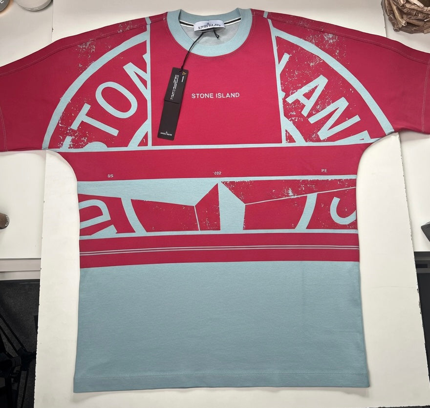 Stone Island Mosaic Print T-Shirt