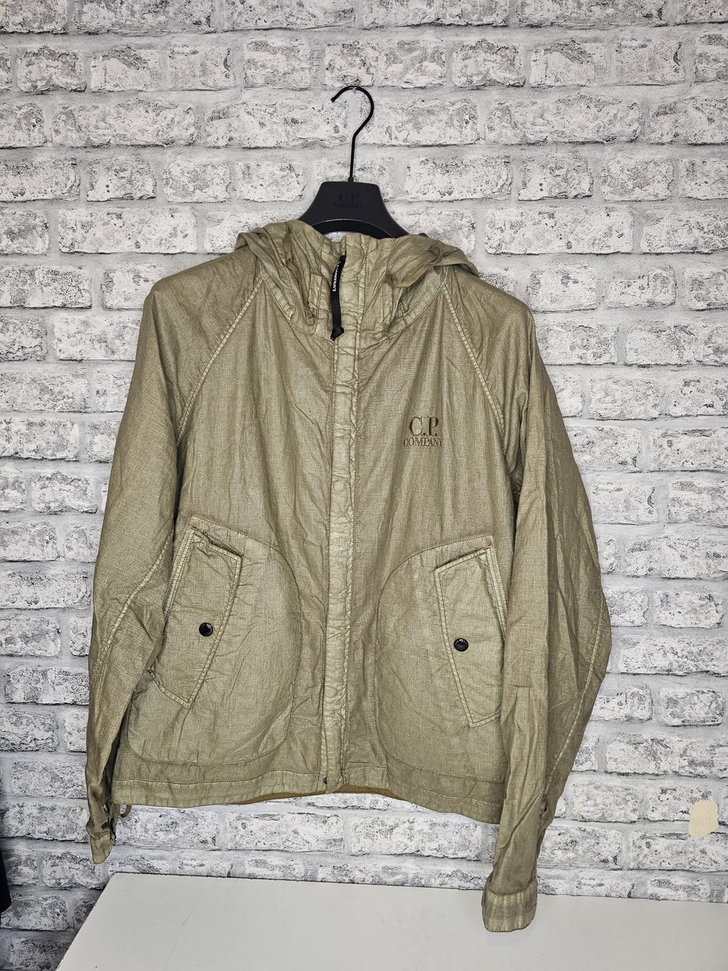 CP Company Lino Wax Goggle Jacket