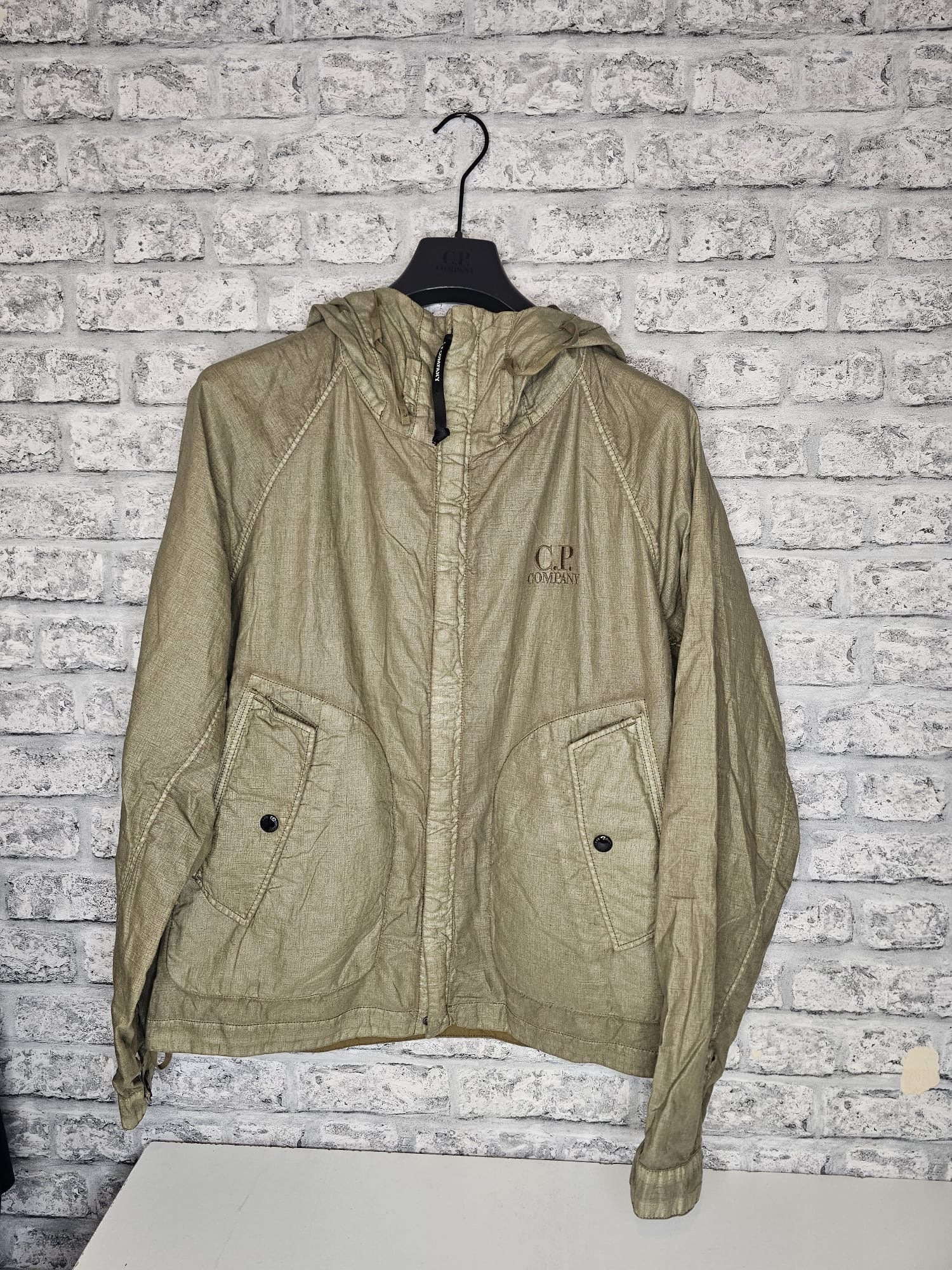 CP Company Lino Wax Goggle Jacket