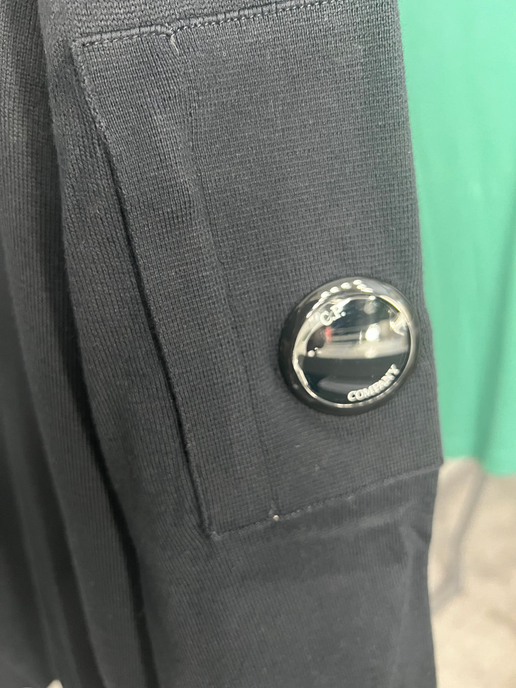 CP Company Quarter Zip Sweater Fine Knit