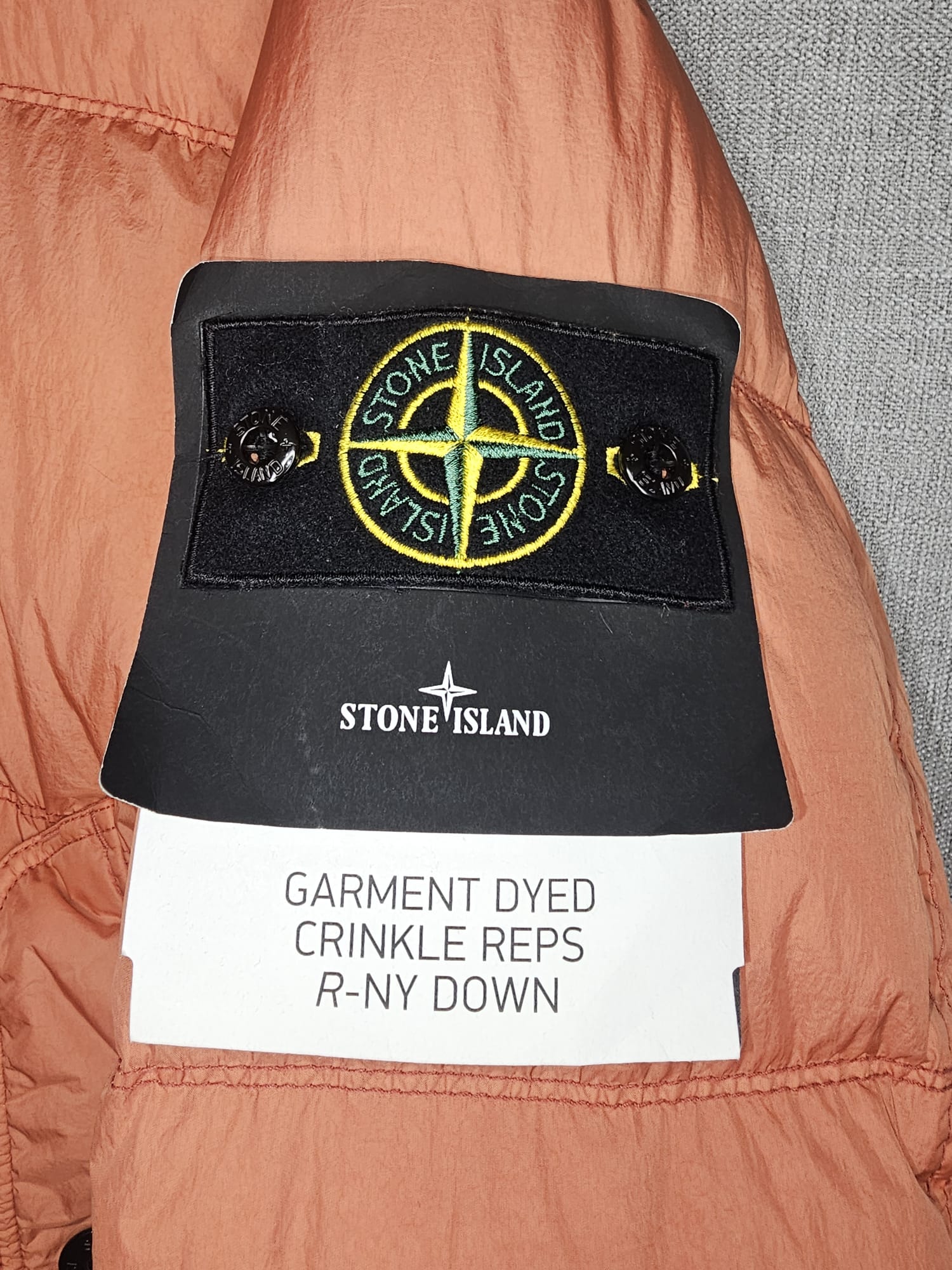 Stone Island Garment Dyed Crinkle Reps 
R-NY Down Jacket