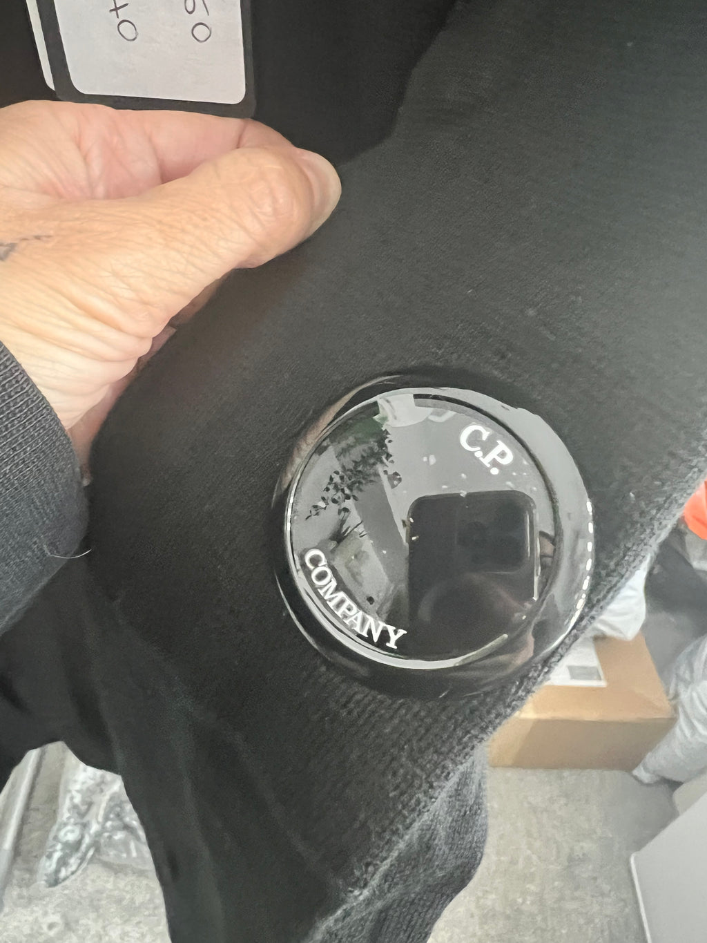 CP Company Lens Fine Knit Sweater