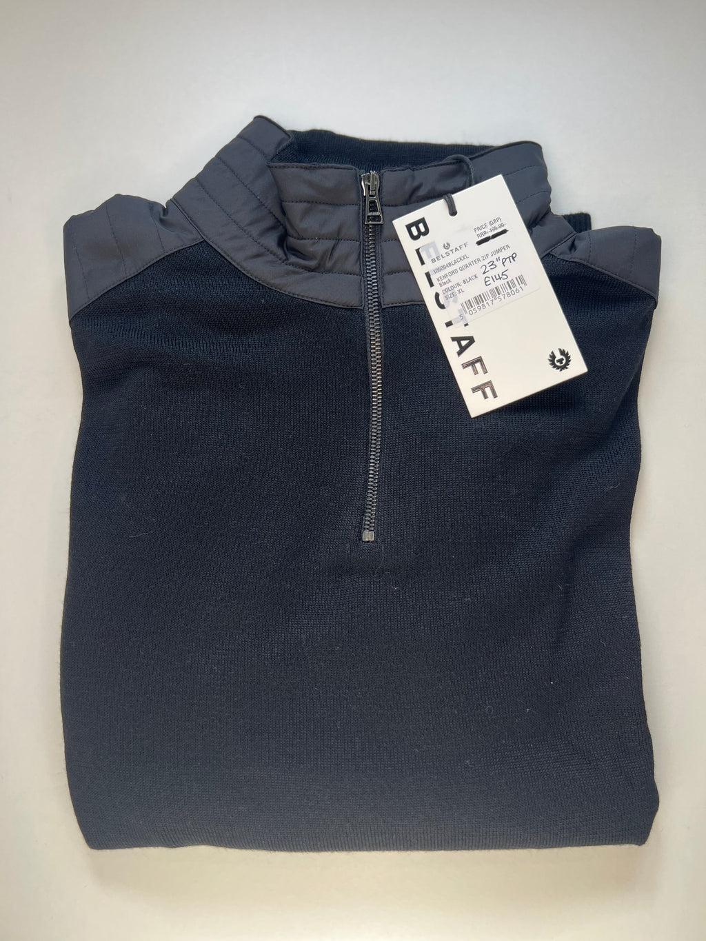 Belstaff Kenford Quarter Zip Jumper