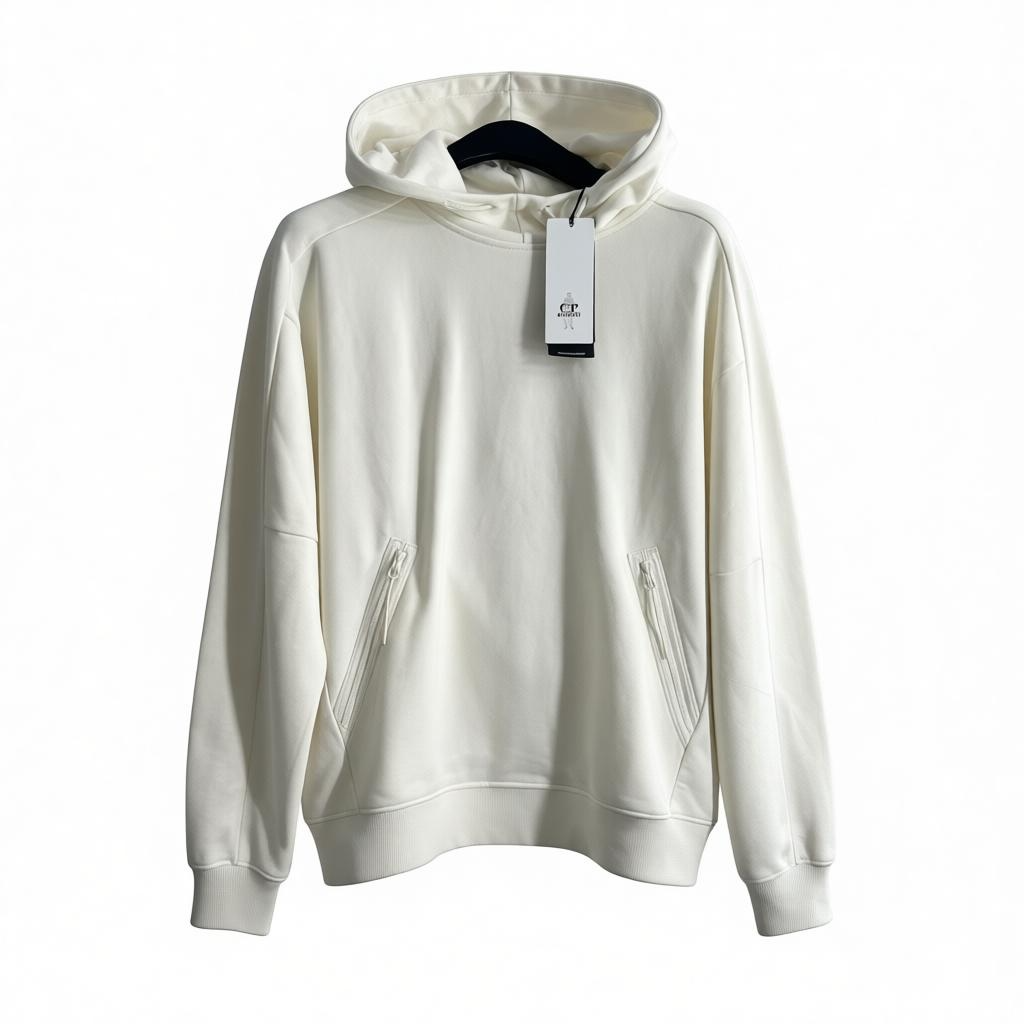 CP Company Sweat Hooded Diagonal Raised Fleece
