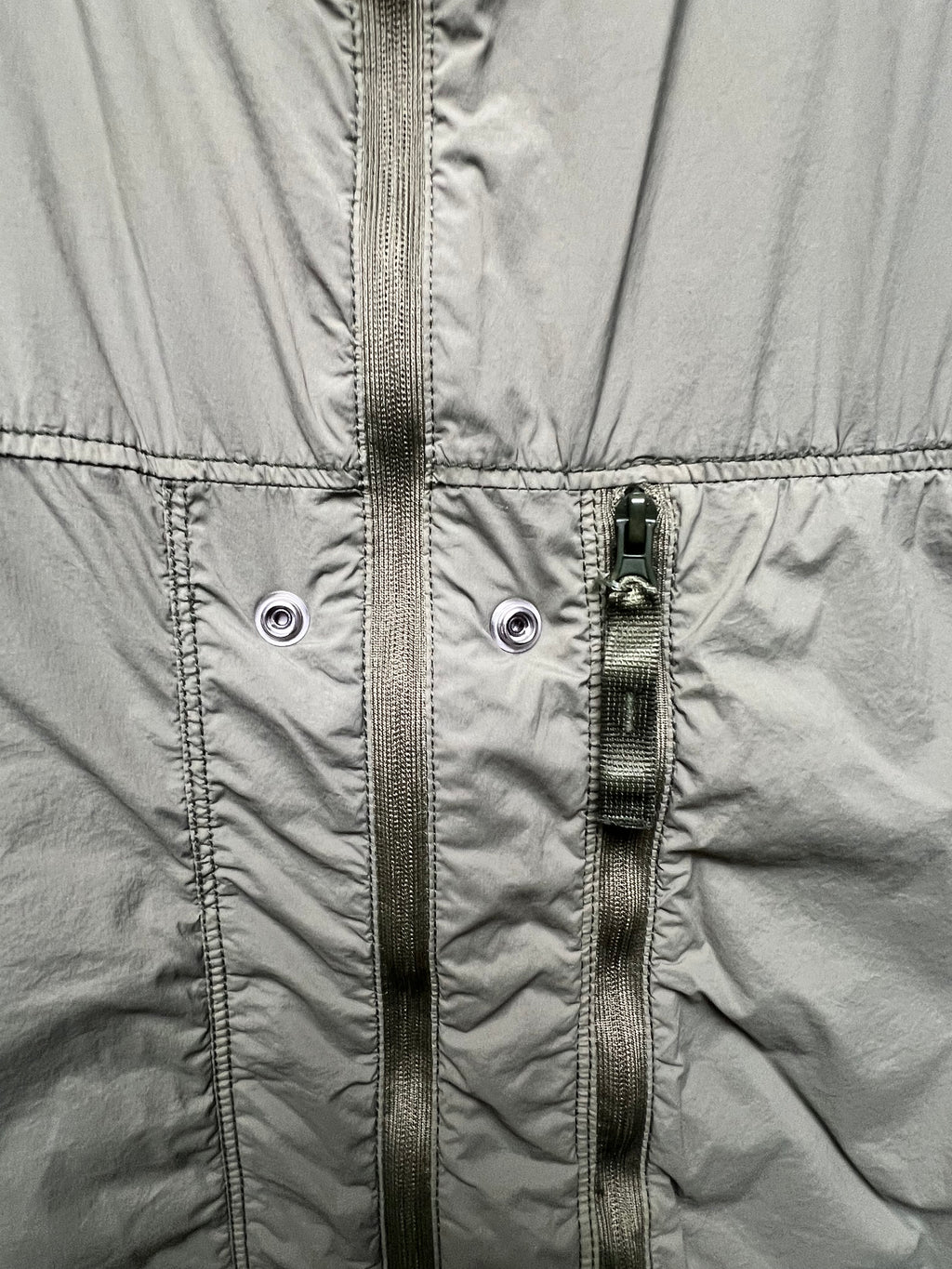 Stone Island Skin Touch Nylon-TC Stellina Gilet 
Olive