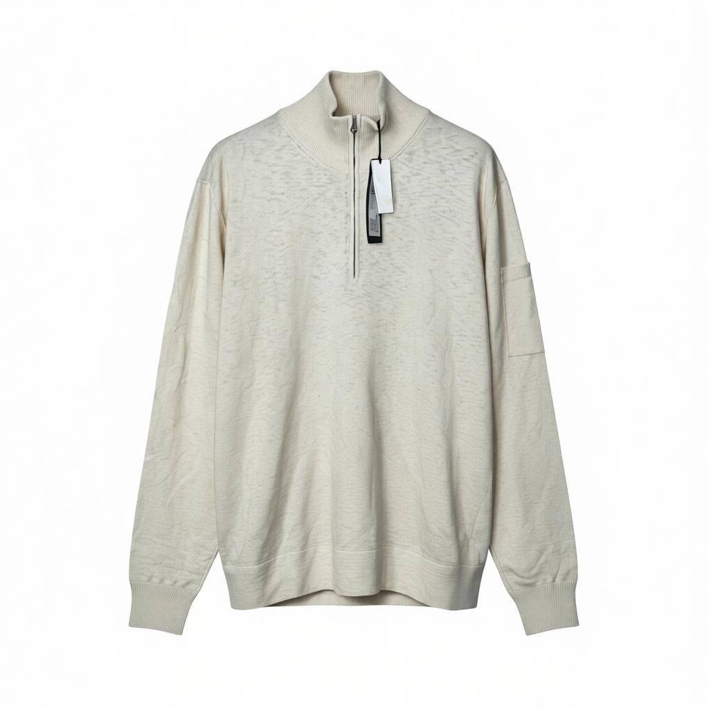 CP Company Polo Collar Lens Knitwear