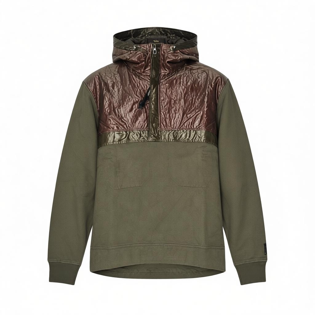 CP Company Hooded Diagonal Fleece Sweat.