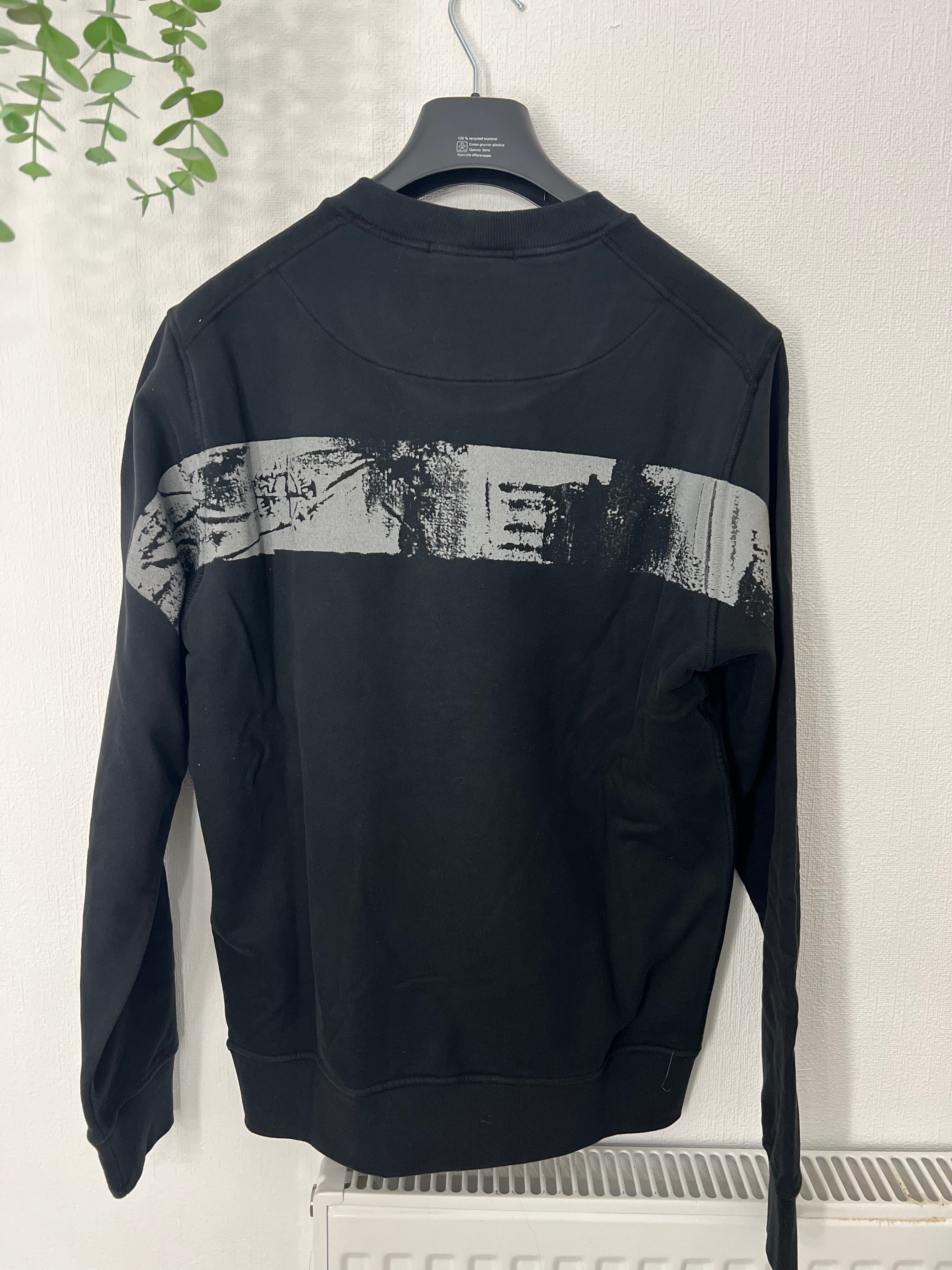 Stone Island - Tape Five Print Brushed Cotton Fleece Crewneck Sweatshirt.