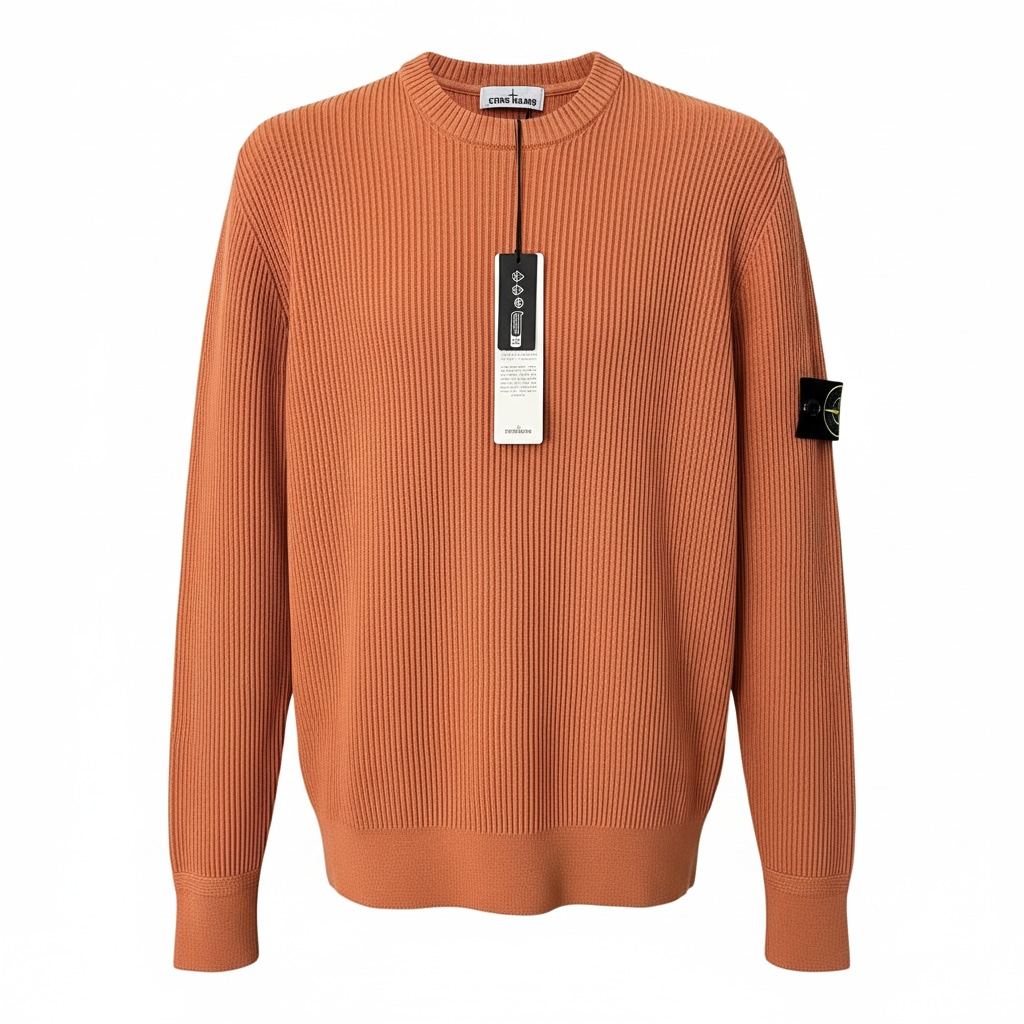 Stone Island - Full Rib Wool Knitted Sweatshirt