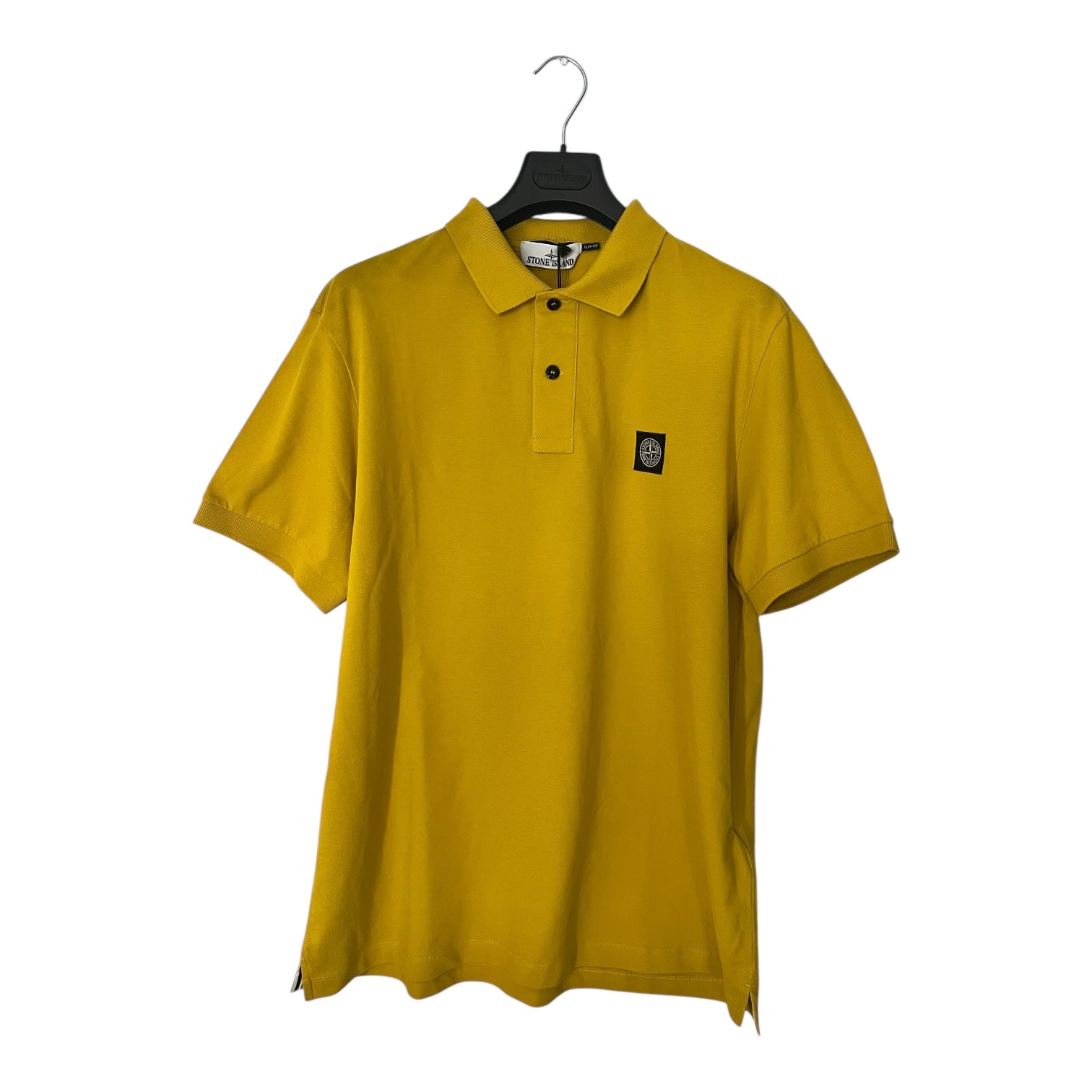 Stone Island - Short Sleeve Polo Shirt With Compass Patch Logo