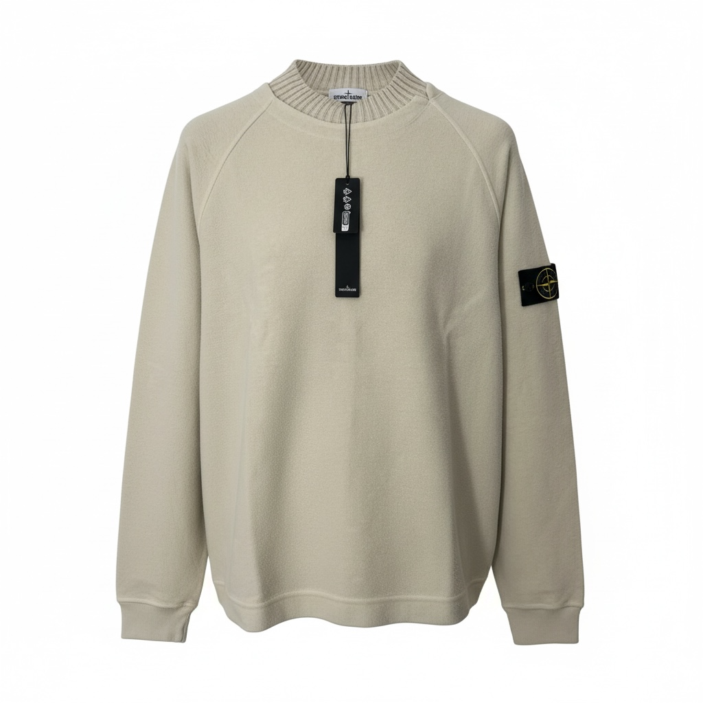Stone Island - High Neck Cotton Sweatshirt