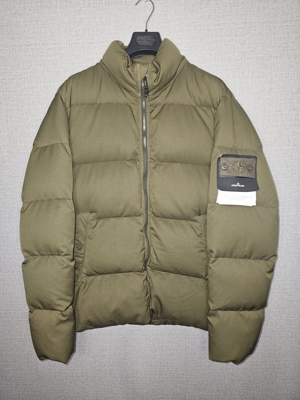 Stone Island Twill Wool Down-TC Ghost Piece Jacket
