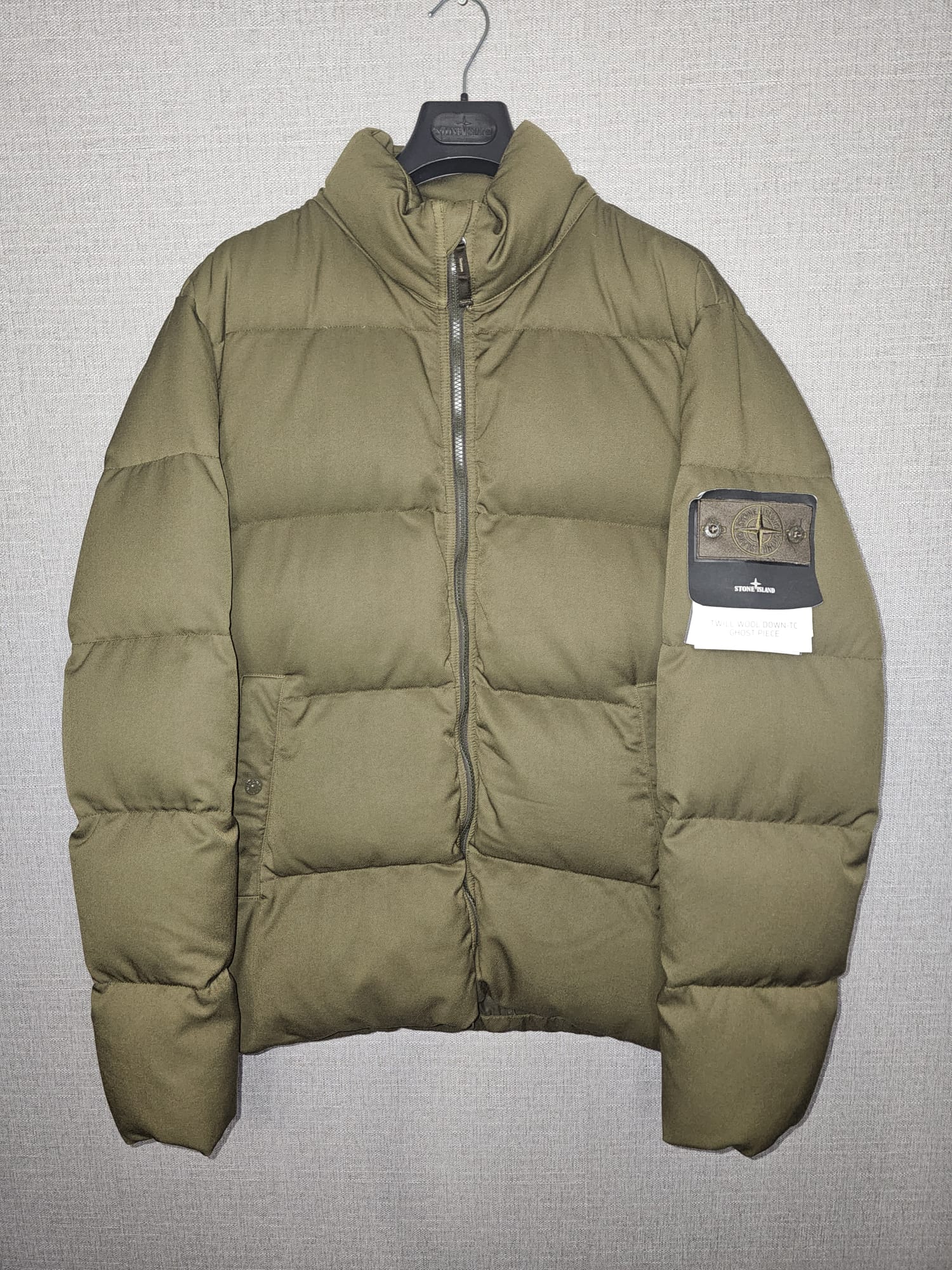 Stone Island Twill Wool Down-TC Ghost Piece Jacket