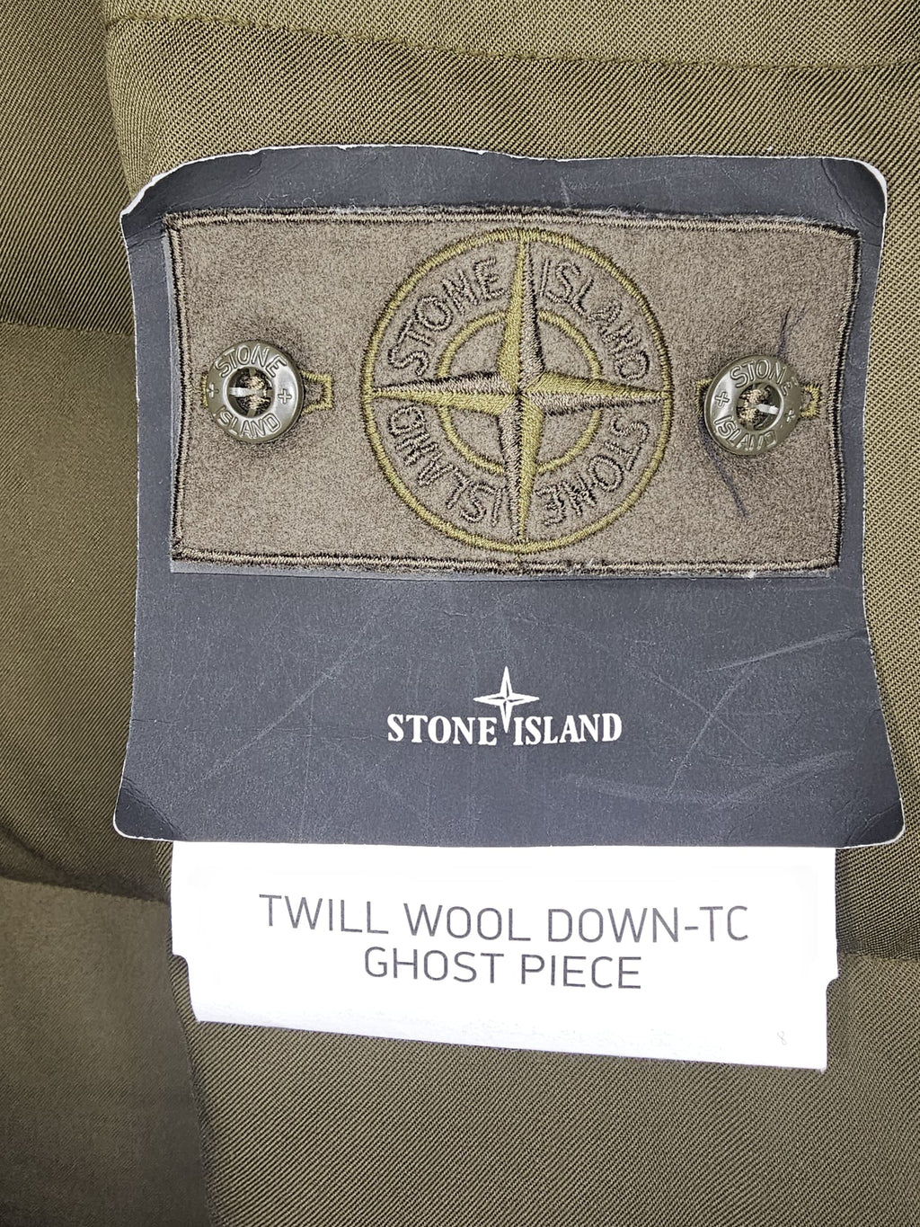 Stone Island Twill Wool Down-TC Ghost Piece Jacket
