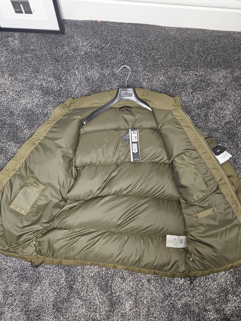 Stone Island Twill Wool Down-TC Ghost Piece Jacket