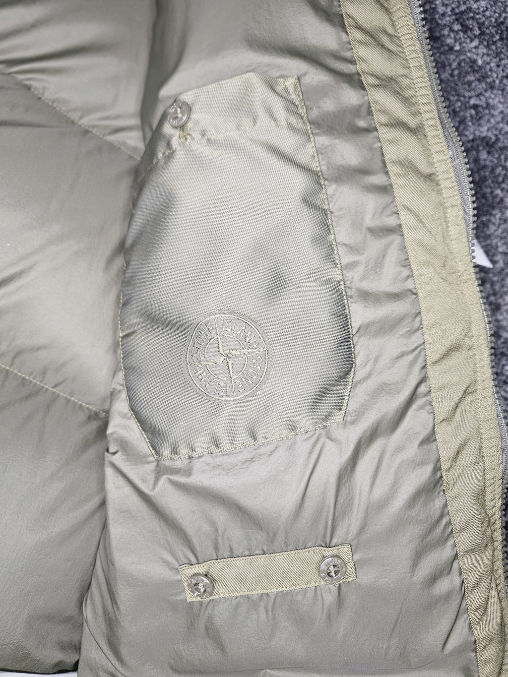 Stone Island Twill Wool Down-TC Ghost Piece Jacket