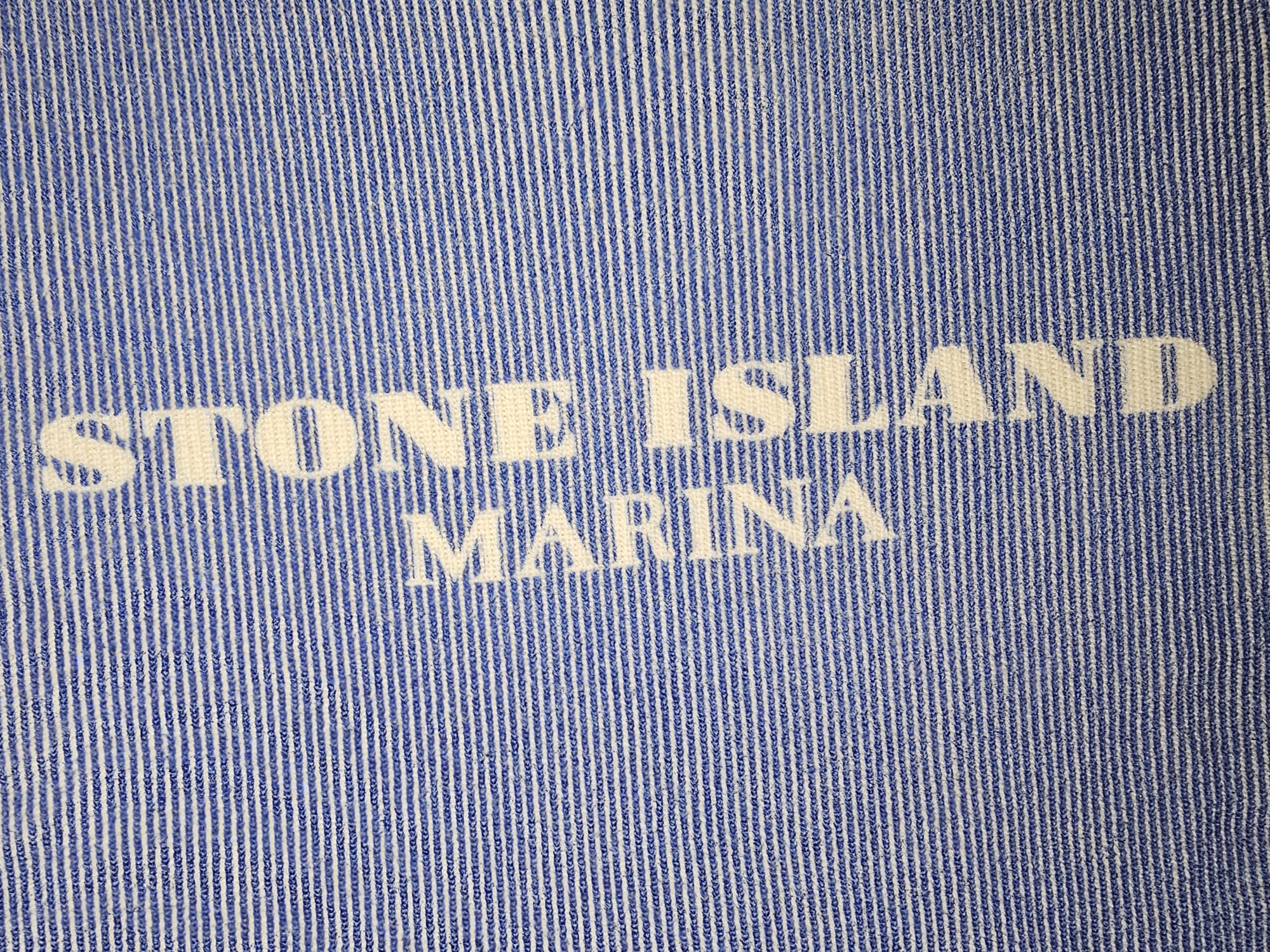 Stone Island Marina Hand Painted Virgin Wool Jumper