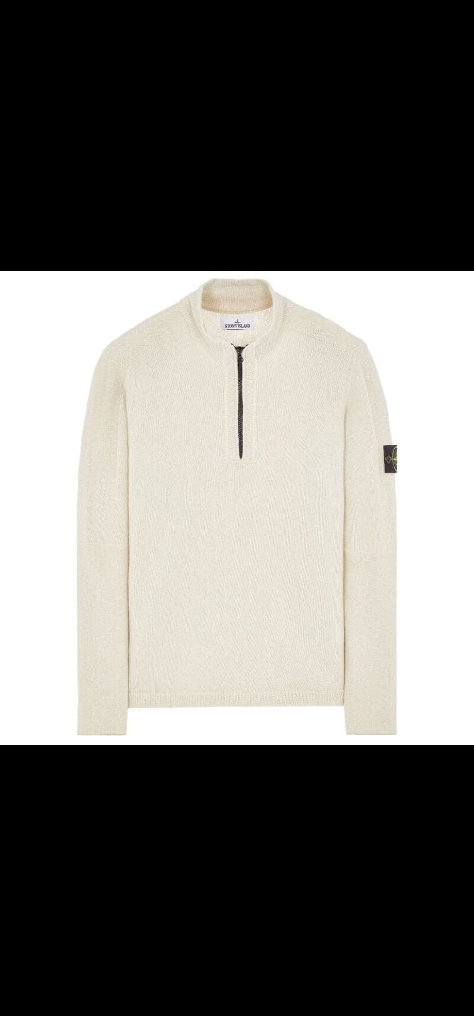 Stone Island - Lana Wool 1/4 Zip Chunky Knit