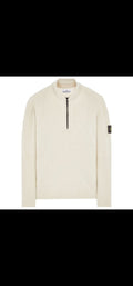 Stone Island - Lana Wool 1/4 Zip Chunky Knit