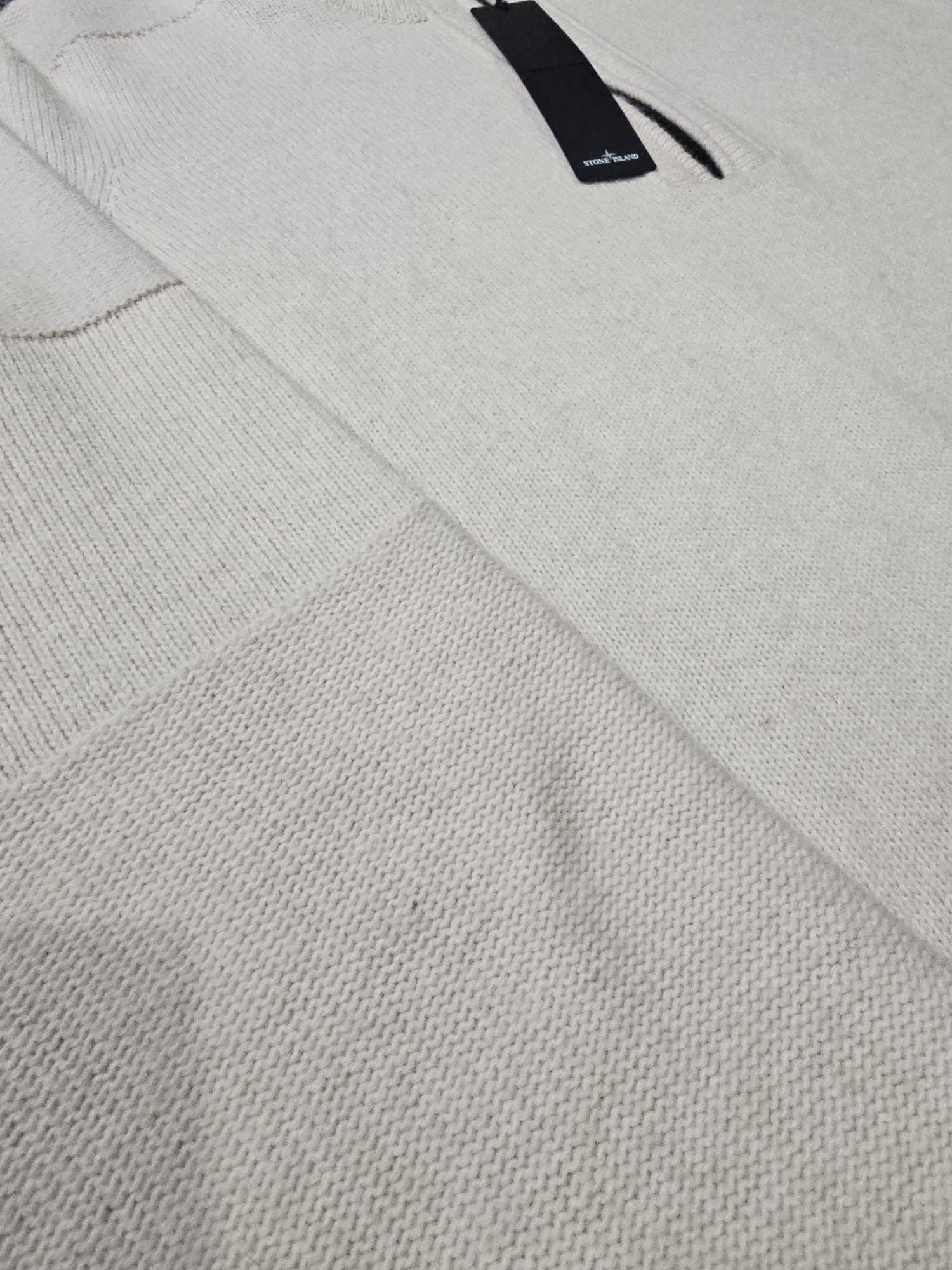 Stone Island - Lana Wool 1/4 Zip Chunky Knit