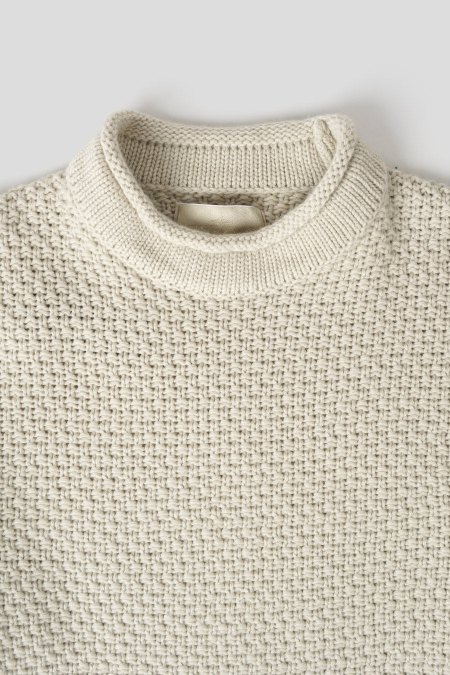 Stone Island - Chunky Waffle Knit Ghost Sweater