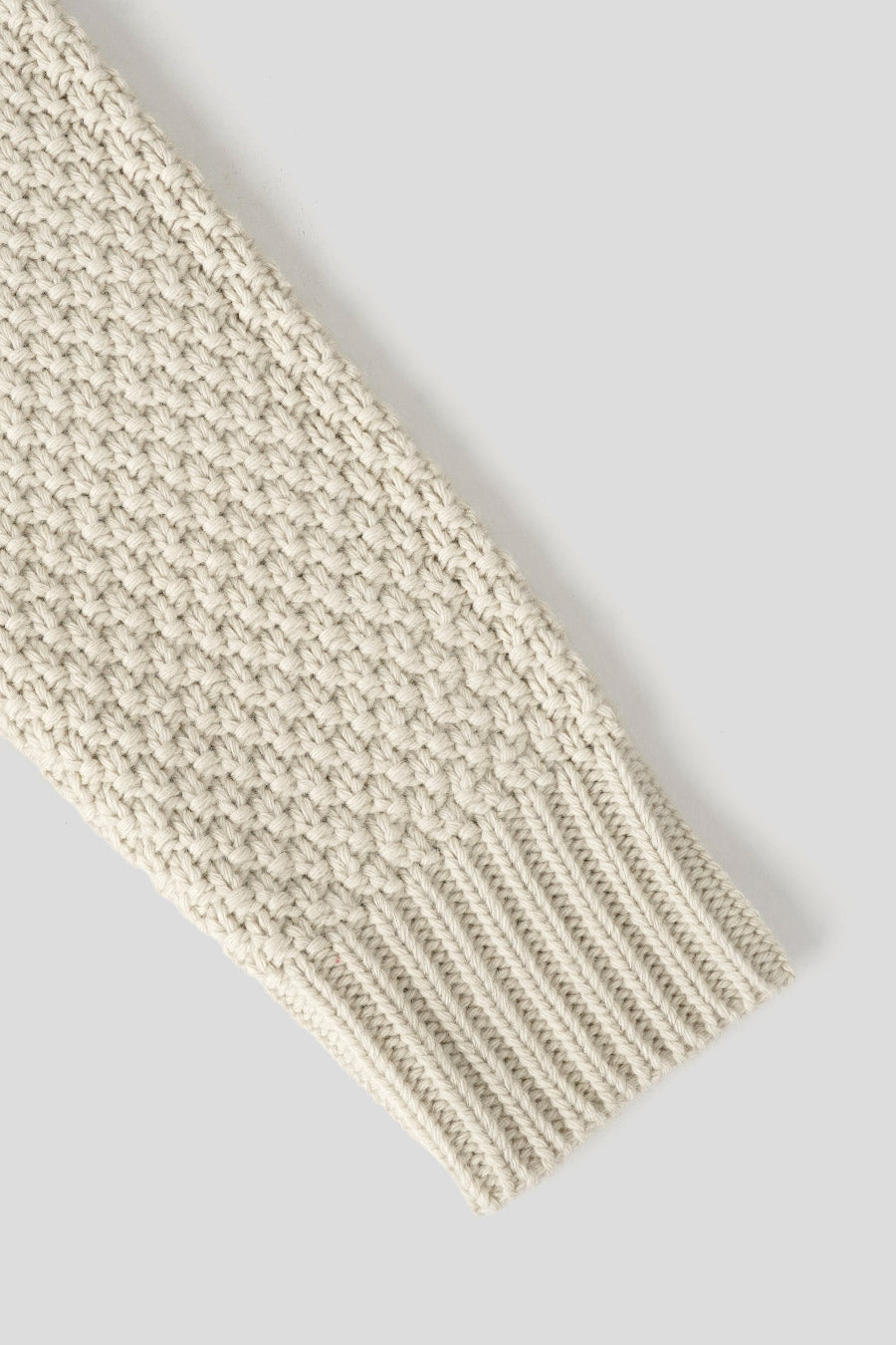 Stone Island - Chunky Waffle Knit Ghost Sweater
