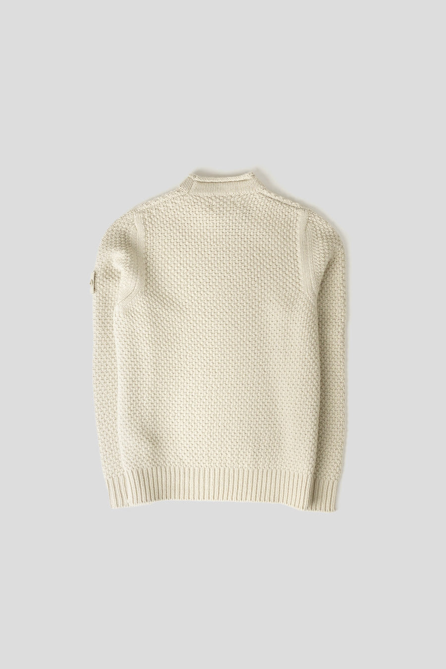 Stone Island - Chunky Waffle Knit Ghost Sweater