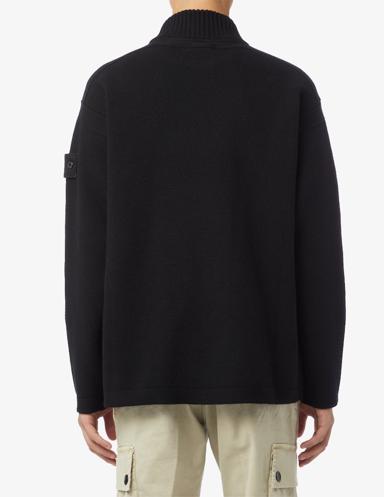 Stone Island Ghost Piece Chunky Knit Sweater