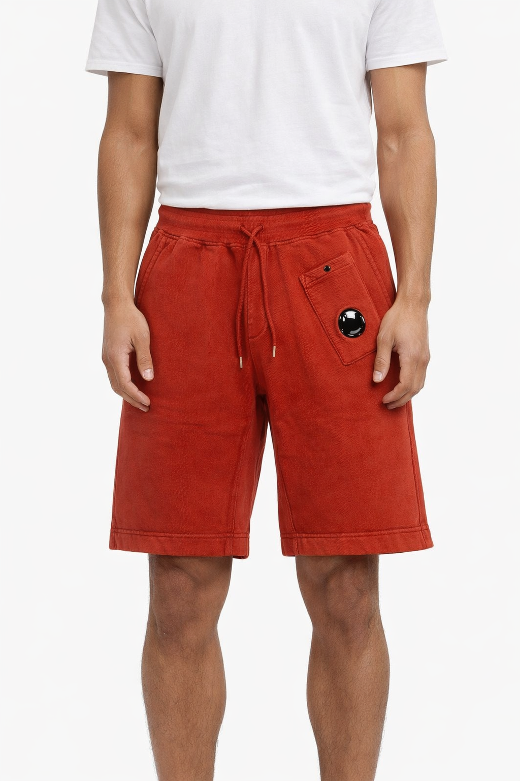 CP Company Diagonal Raised Resist Dyed High Lens Shorts