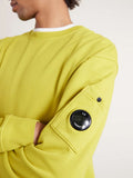 CP Company 
Resist Dyed Emerised Cotton Lens Sweater