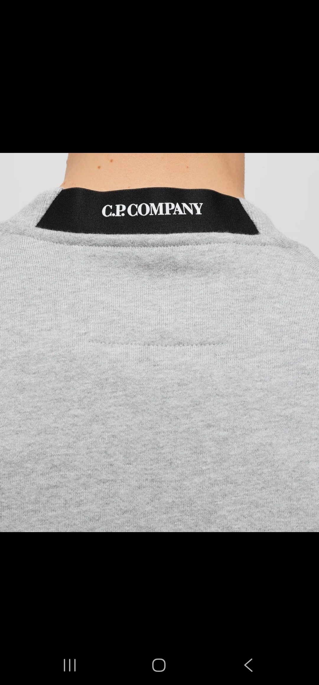 CP Company - Diagonal raised cotton lens Jumper