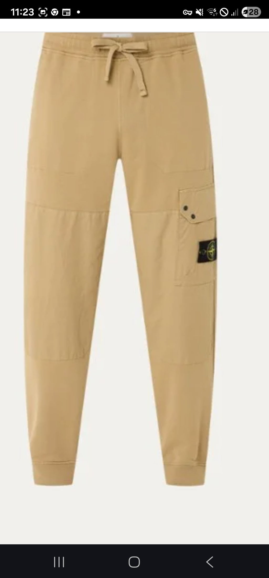 Stone Island 64020 Tapered Fit Joggers
