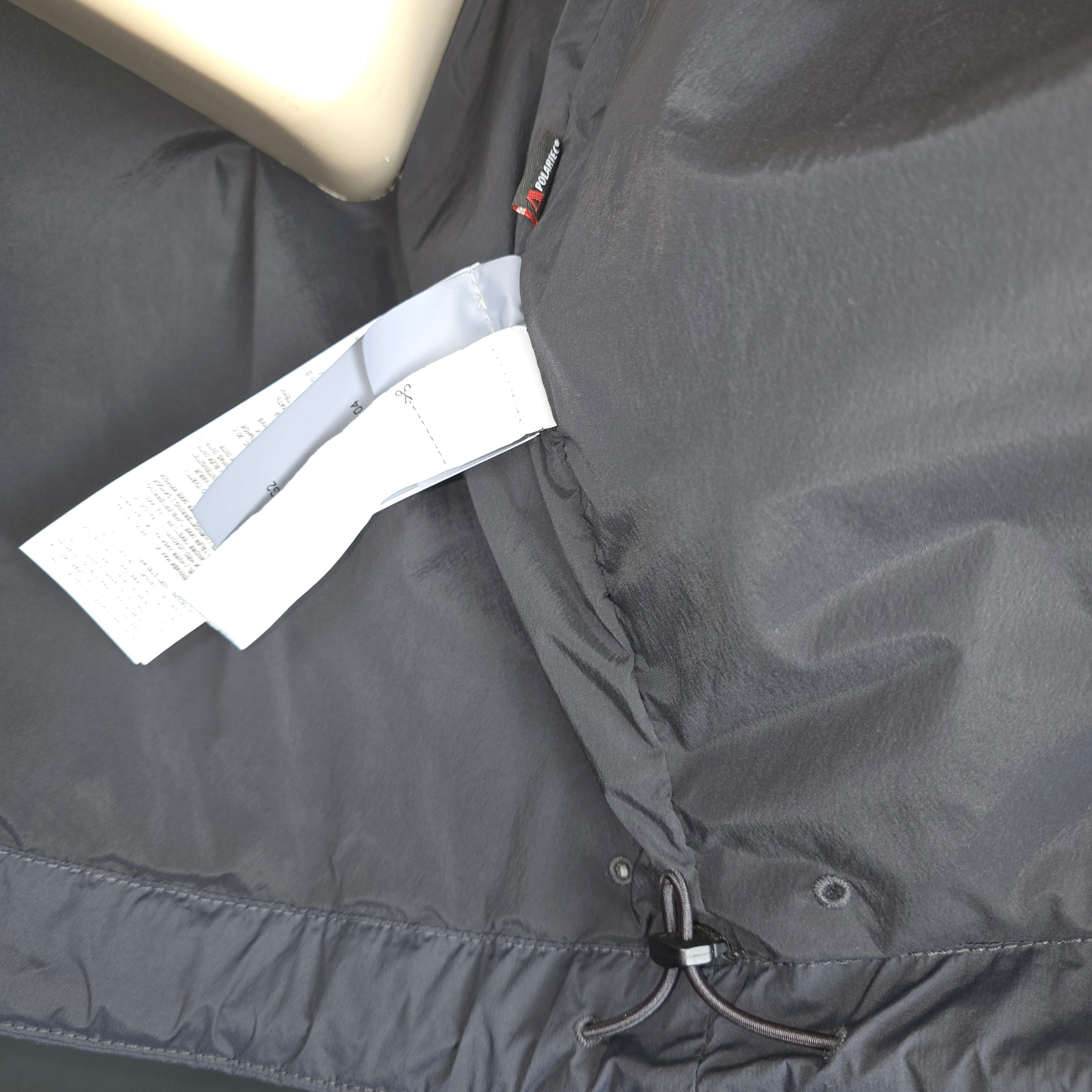 Stone Island Skin Touch Nylon - TC With Polartec Alpha Technology S.I Stellina Black Hooded Jacket