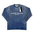 Stone Island Marina Hand Painted Virgin Wool Jumper