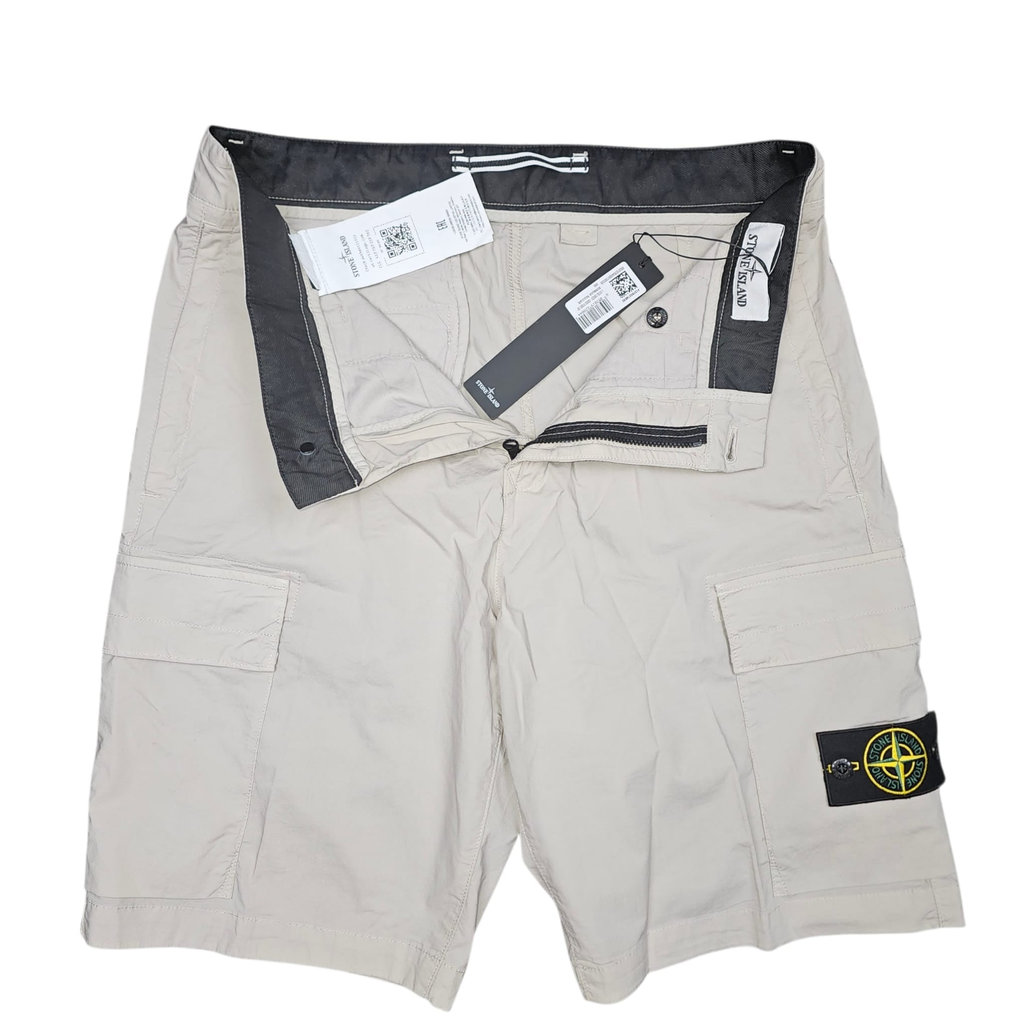 Stone Island S/S26 Regular Fit Bermuda Cargo Shorts