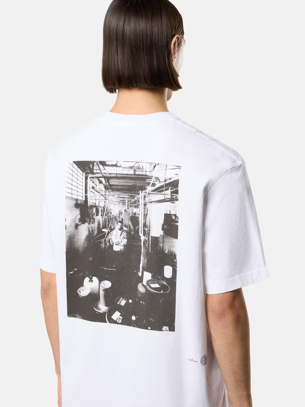 Stone Island SS26 T-Shirt " Carlo Print "