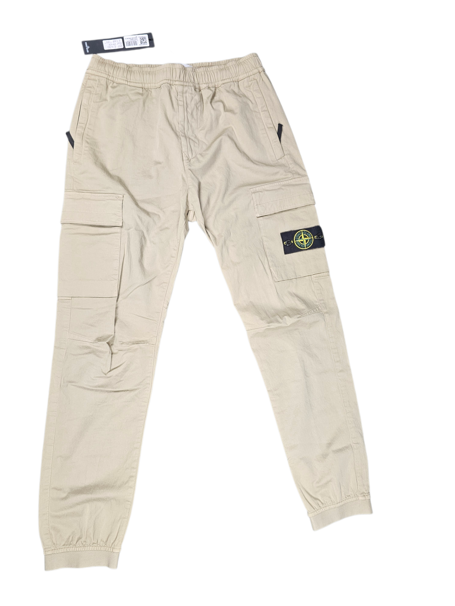 Stone Island Regular Fit Cotton Tapered Cargos