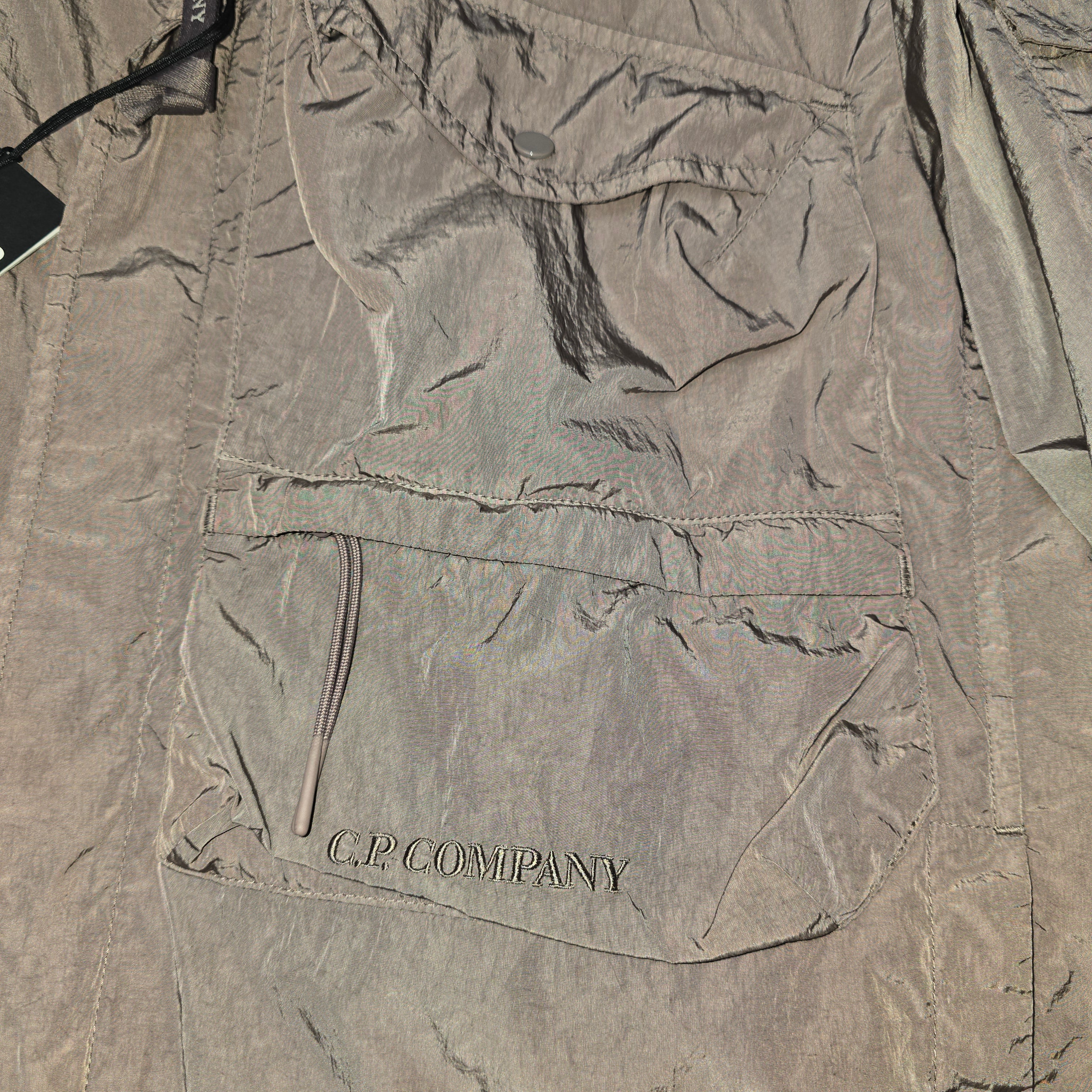 CP Company Chrome-R Embroidered Logo Overshirt
