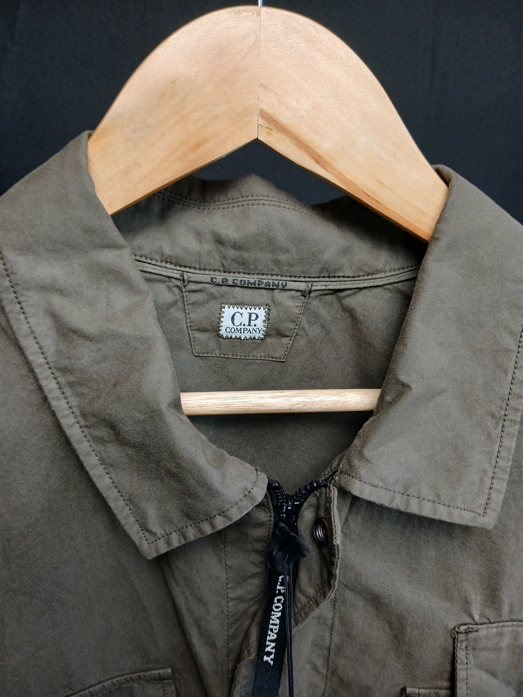 CP Company Organic Gabardine Utility Lens Shirt
