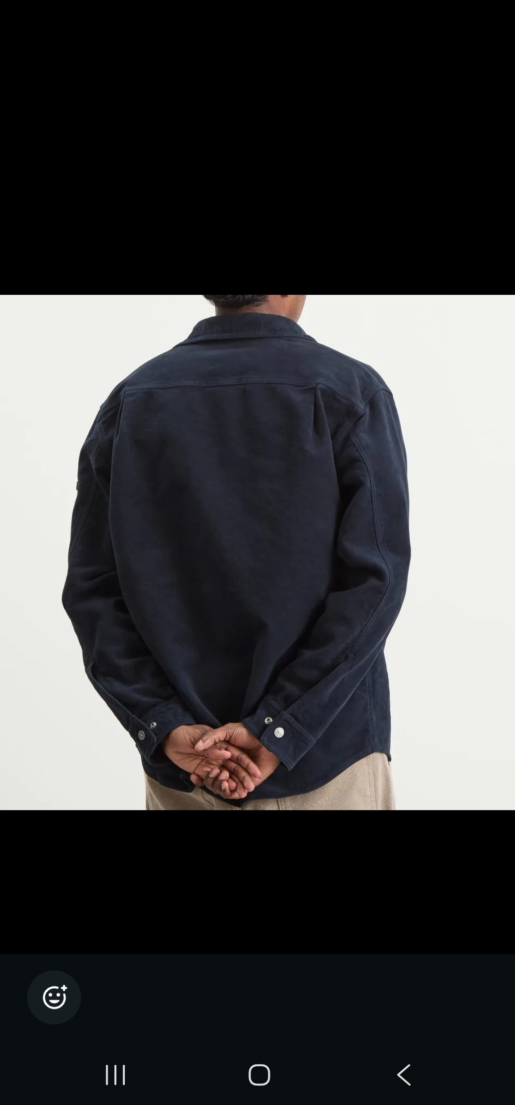 Stone Island Cotton Moleskin TC Overshirt