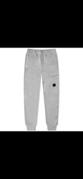 Diagonal Raised Cotton Lens Joggers