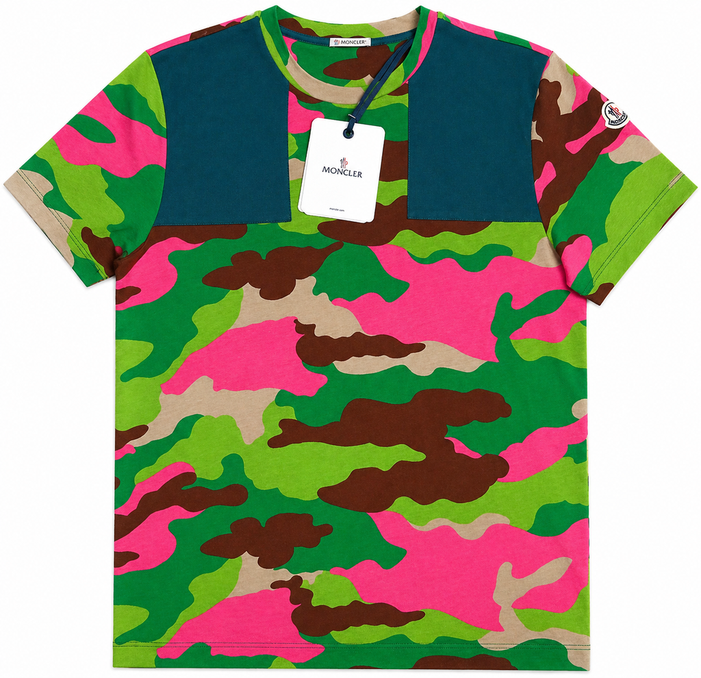 Moncler Neon Camo T Shirt