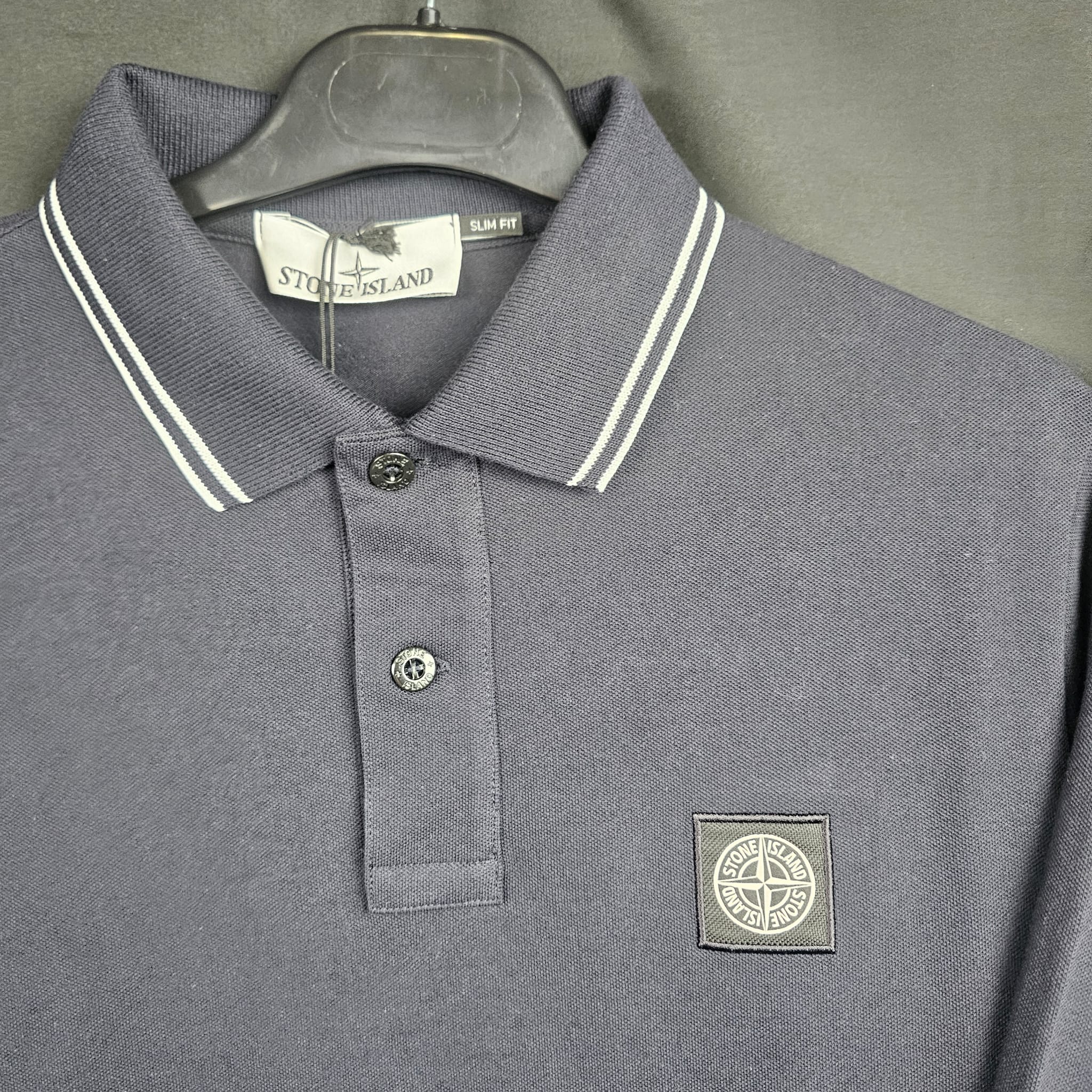 Stone Island Long Sleeved Polo