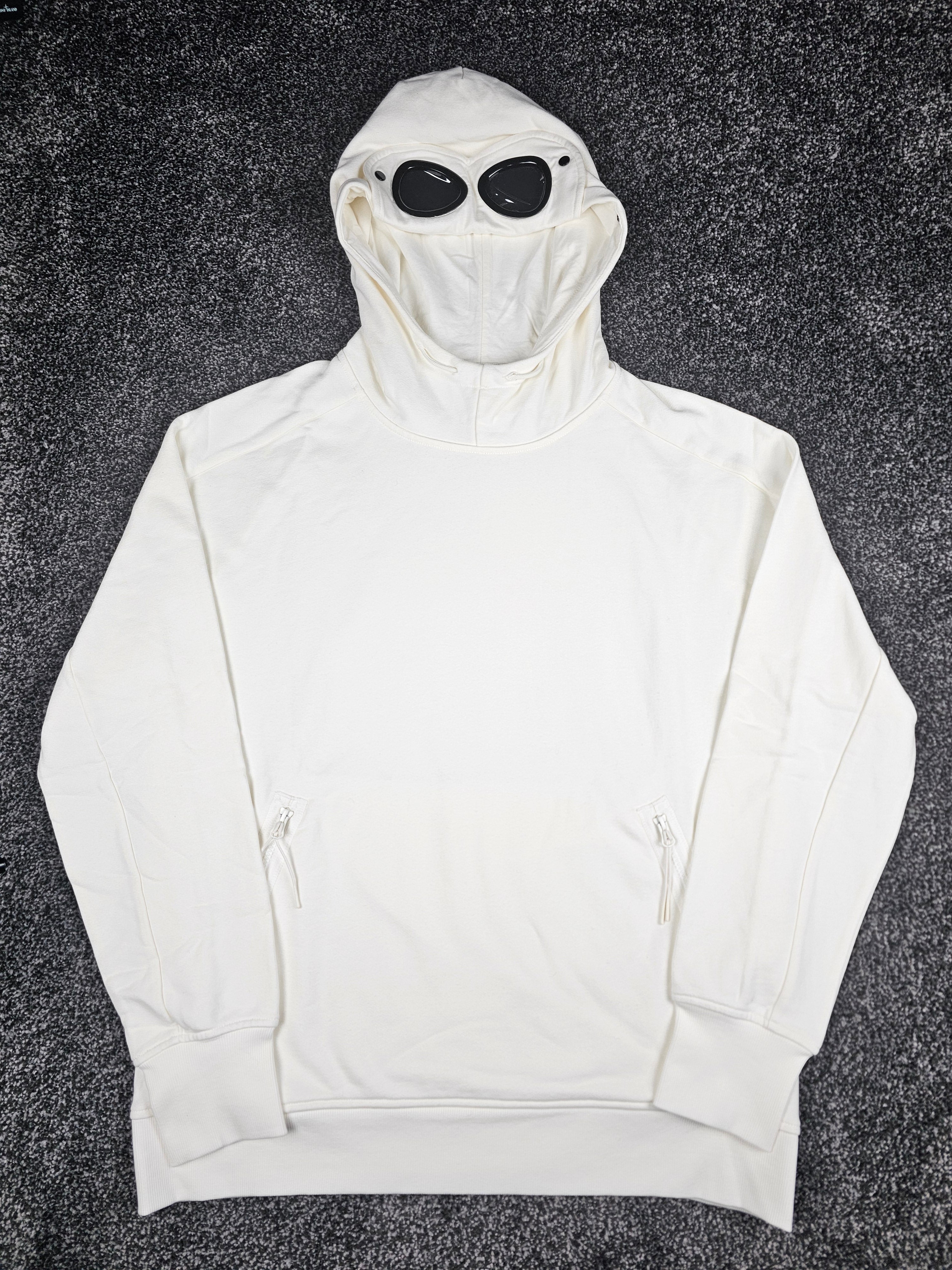 CP Company Goggle Sweat Hooded Diagonal Raised Fleece
