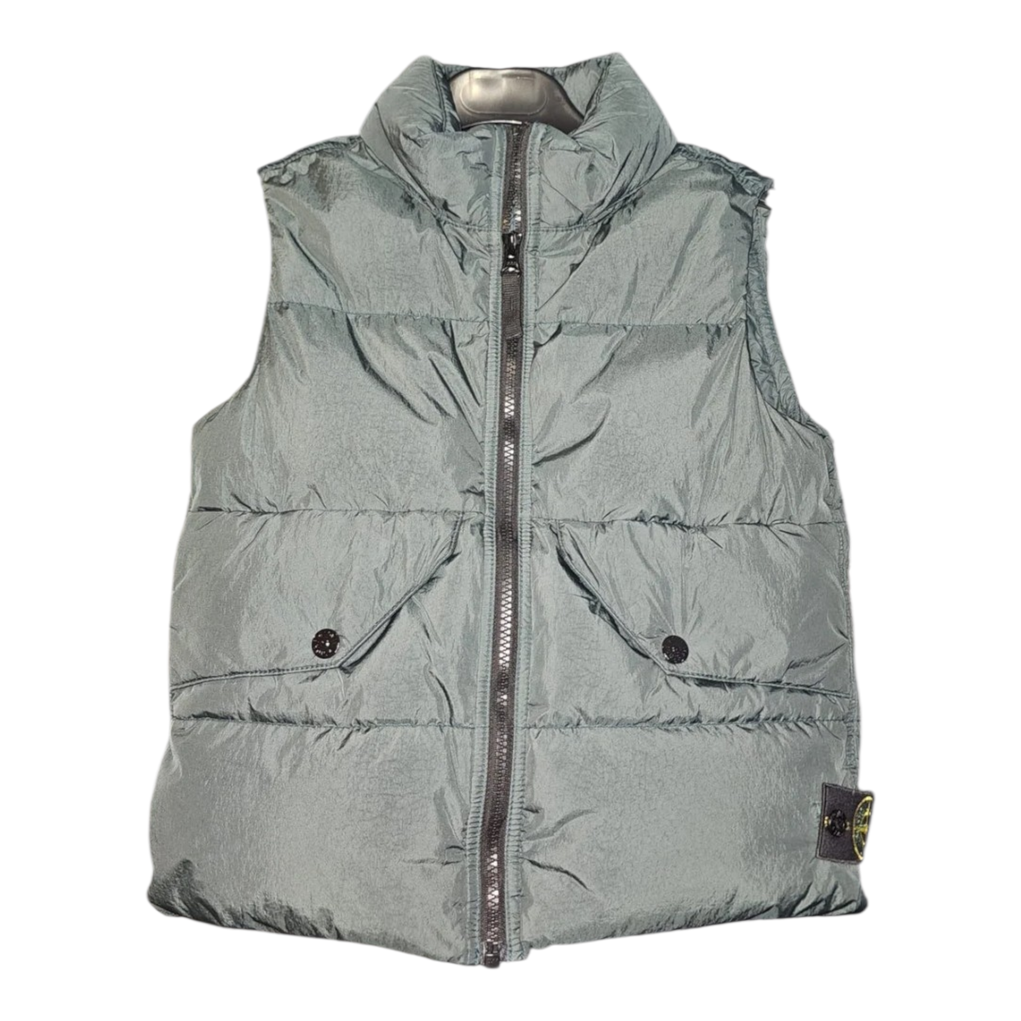 Stone Island Junior Down Gilet with Foldable Hood