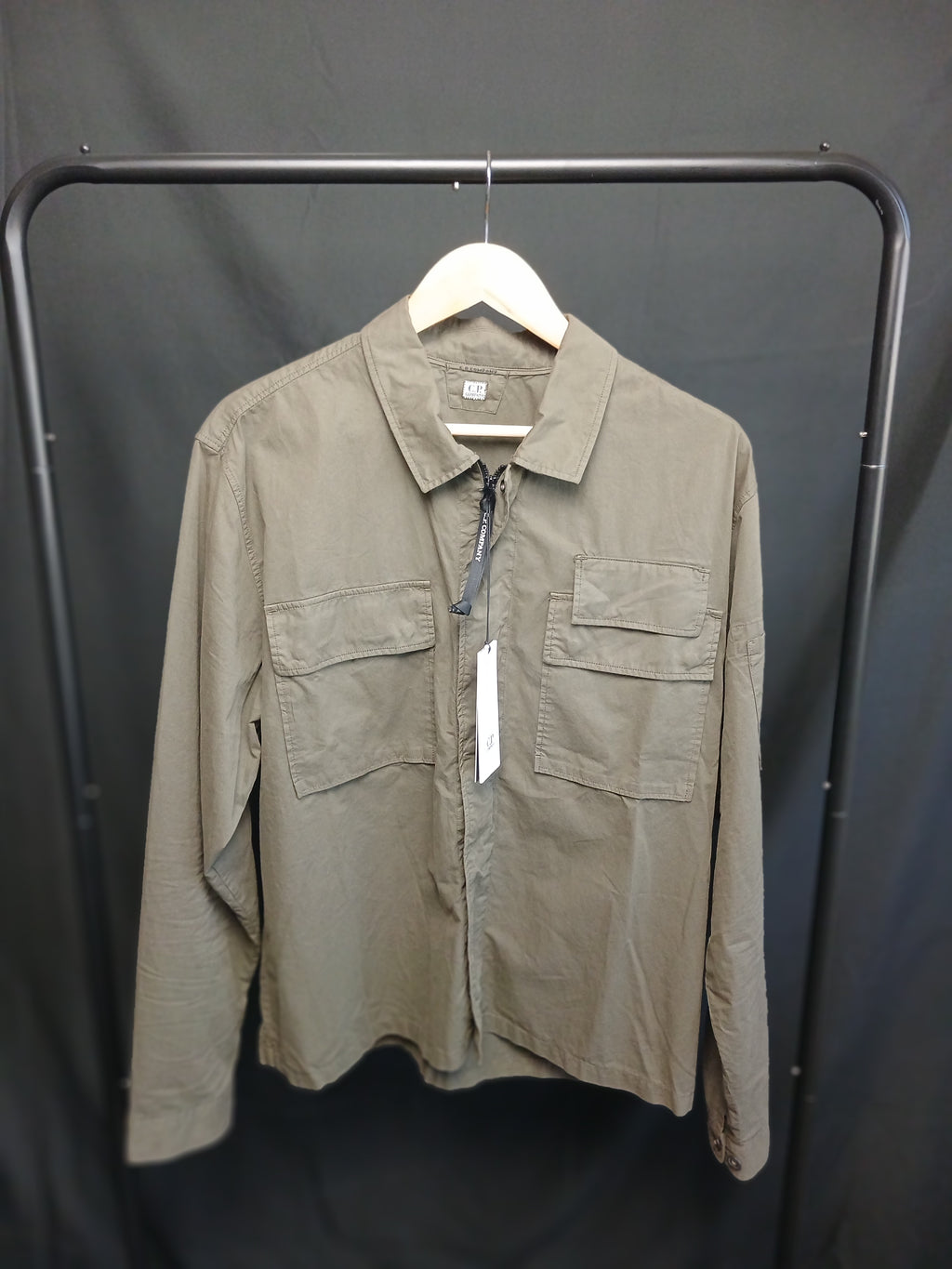 CP Company Organic Gabardine Utility Lens Shirt