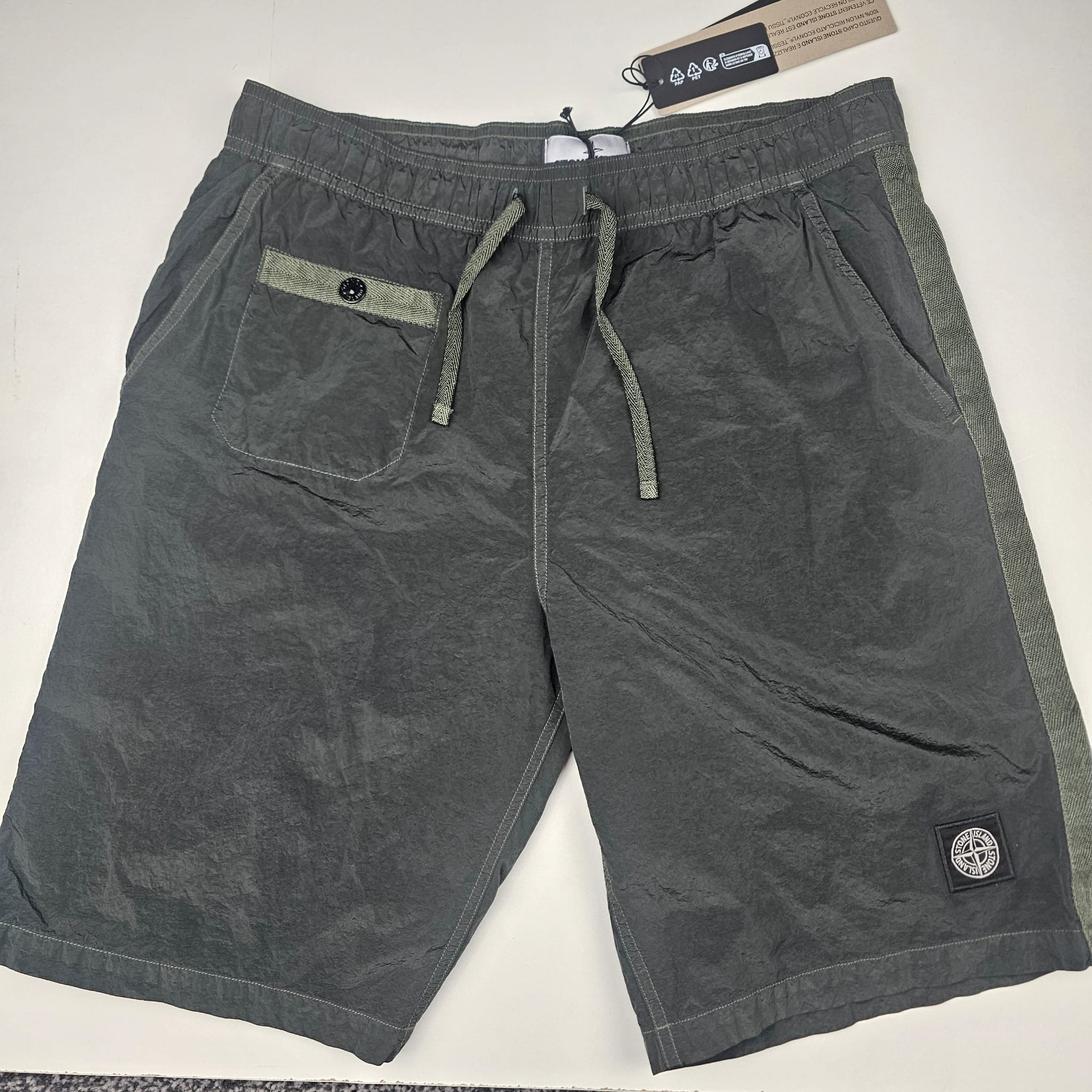 Stone Island Nylon Metal Bermuda Shorts