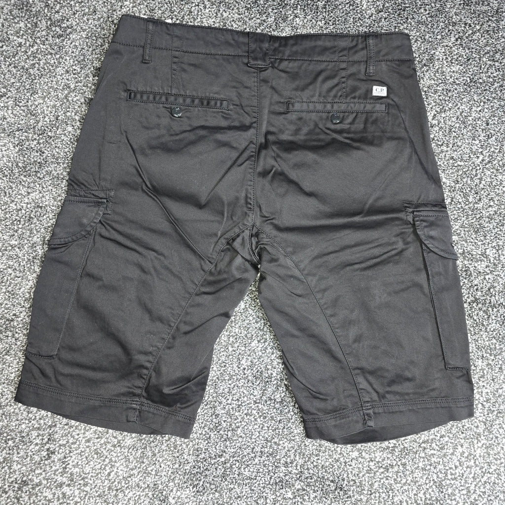 CP Company 116a Satin Stretch Cargo Shorts