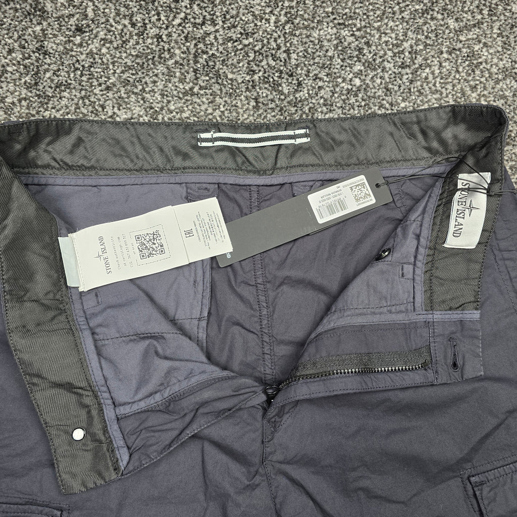 Stone Island S/S26 Regular Fit Bermuda Cargo Shorts